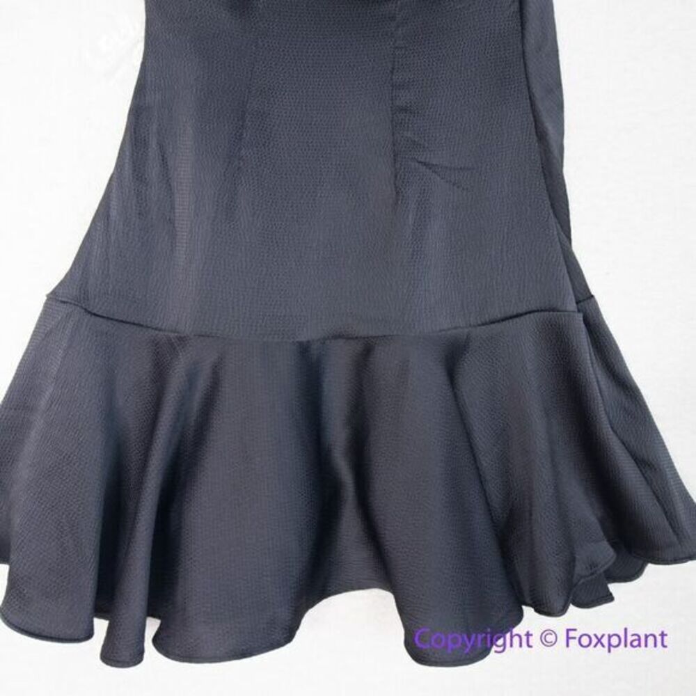 NEW Free People Scarlett Short Sleeve Texture Mini Dress black, size XS - Picture 13 of 16
